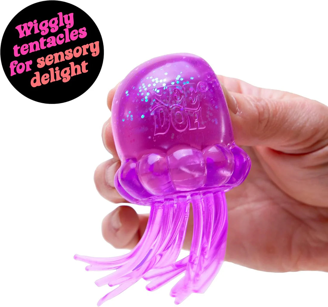 Needoh Jelly Squish - Sensory Squeeze Toy Random One (Pack Of 2)