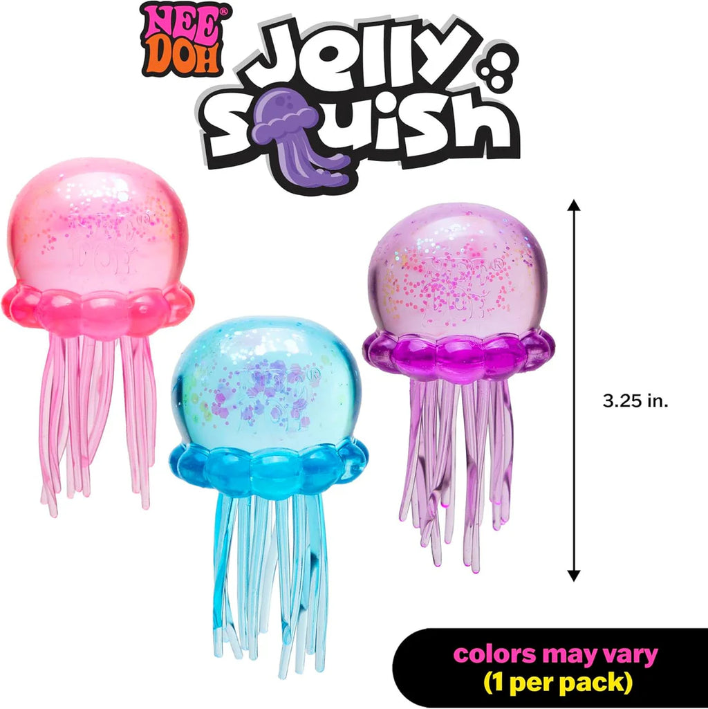 Needoh Jelly Squish - Sensory Squeeze Toy Random One (Pack Of 2)