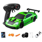 HB Racing Rally R/C1/43 Porsche 24G Full Ratio 4WD High Speed Car ESP Gyroscope APP Drift Racing Model