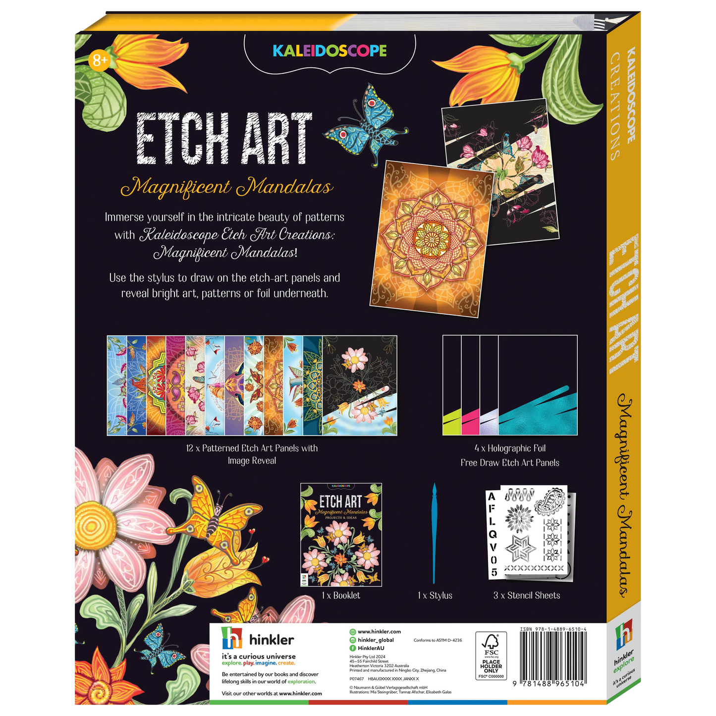 Kaleidoscope Etch Art Magnificent Mandalas