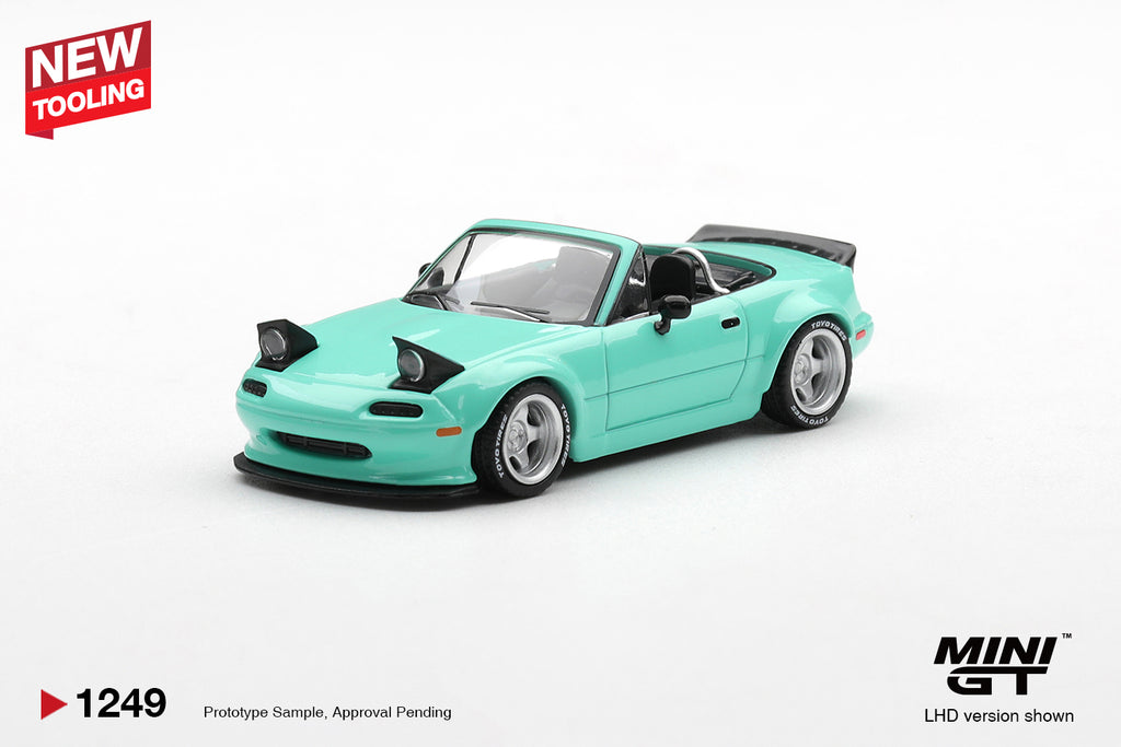 MINI GT Mazda MX-5 (NA) Pandem Mint Green