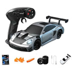 HB Racing Rally R/C1/43 Porsche 24G Full Ratio 4WD High Speed Car ESP Gyroscope APP Drift Racing Model