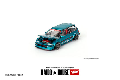 MINI GT Kaido House #126 Honda Civic (EF) Kaido Works V1 1:64