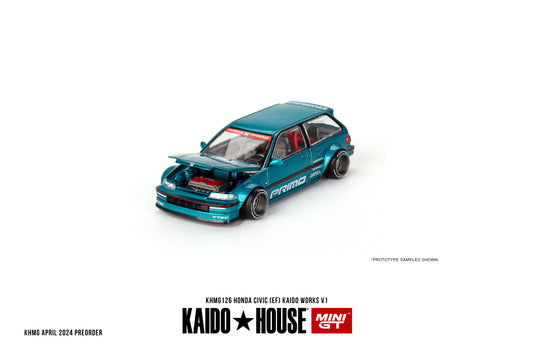 MINI GT Kaido House #126 Honda Civic (EF) Kaido Works V1 1:64