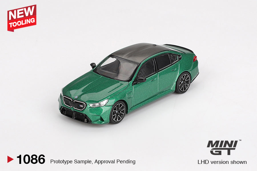 MINI GT BMW M5 Isle of Man Green Metallic