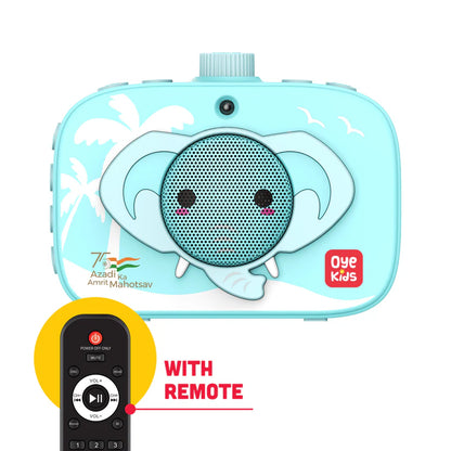 Oye Kids Story Box Speaker with 1000 Stories in Hindi and English. Electronic Learning Toy for Kids Age 3 to 10. Birthday Gift for Kids Boys Girls Children Babies. Story Telling Speaker for Children