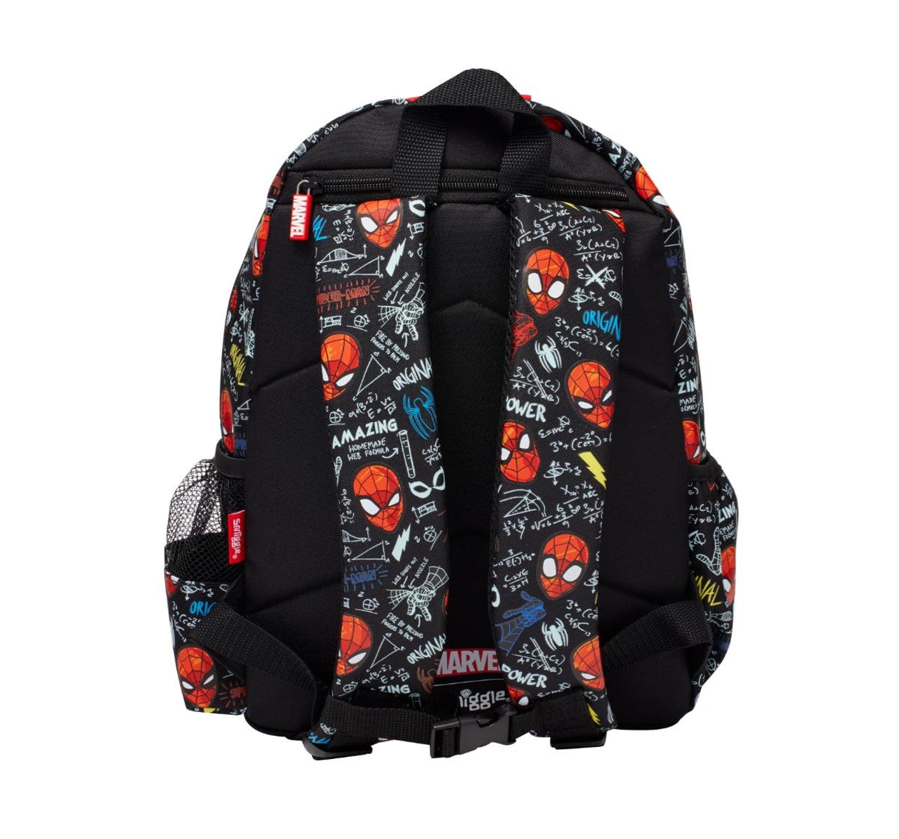 Smiggle Junior Character Hoodie Spidey Backpack for Kids, 3Y+