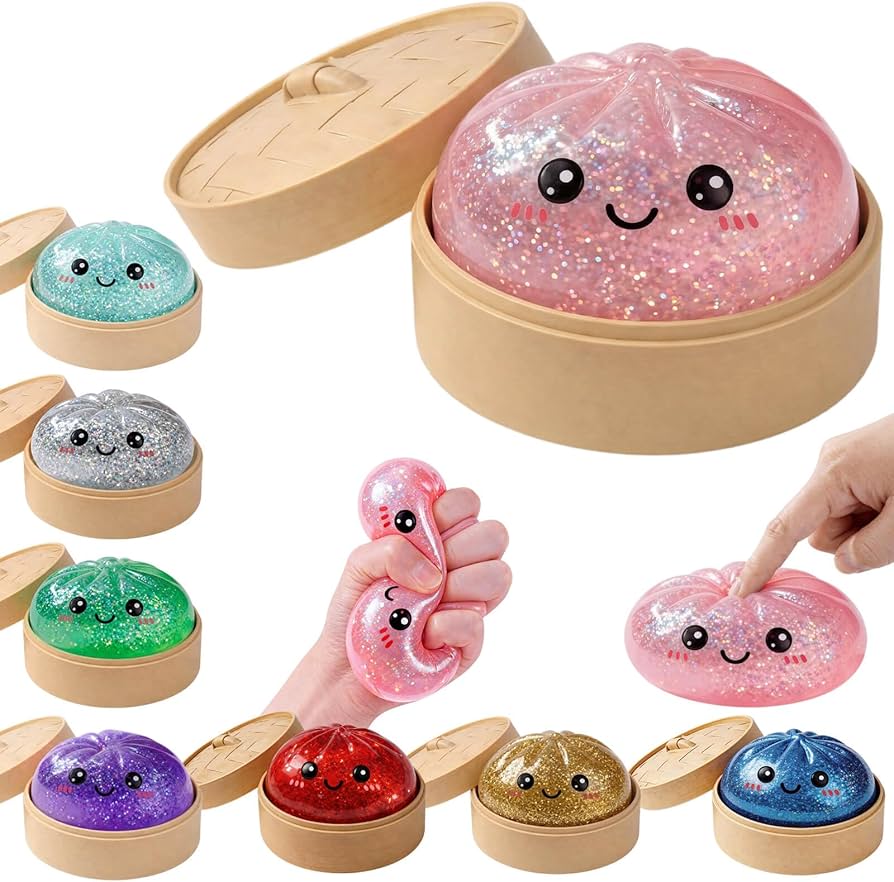 Mystery Dumpling Squishy Toy Small Size Random 1 (Pack Of 5)