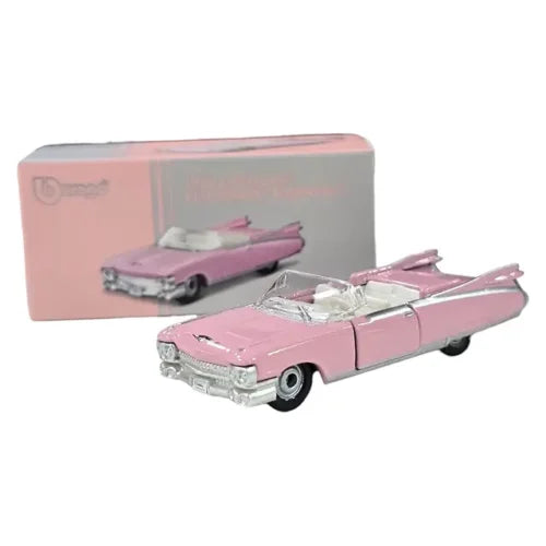 Bburago 1/64 Cadillac Eldorado Biarritz 59  Cor Rosa