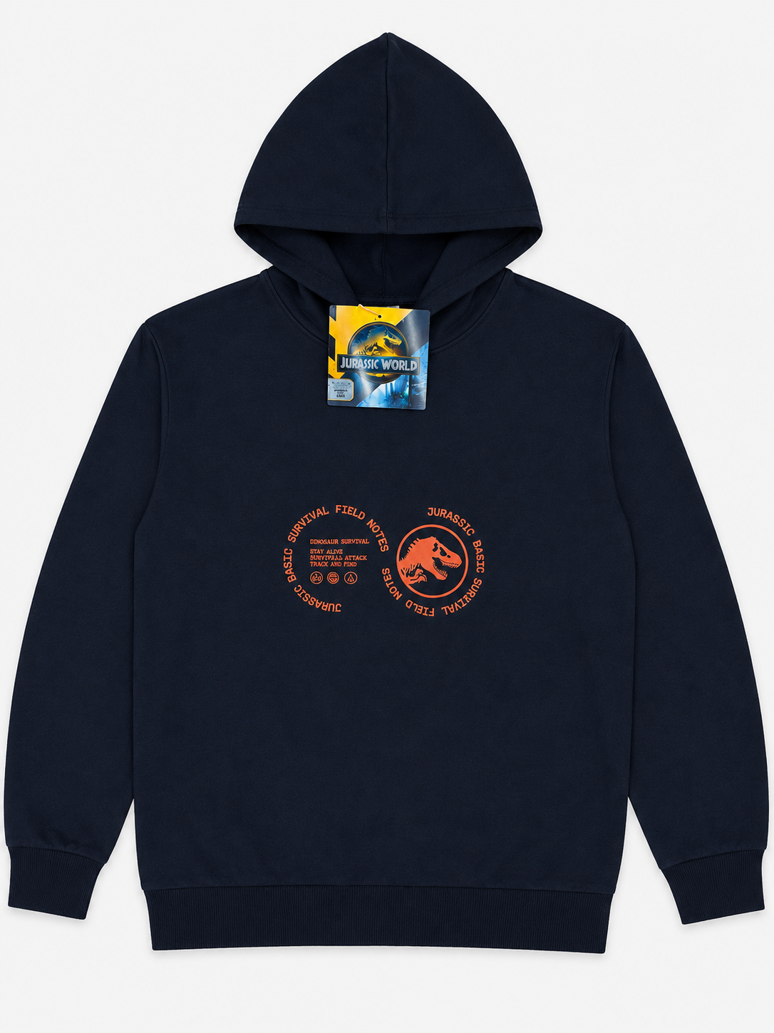 Jurassic World Dinosaur Grid Graphic Hoodie For Kids