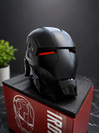 lron Man MK5 Helmet 1:1 With Voice Remote and Touch Controls Black Color