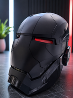 lron Man MK5 Helmet 1:1 With Voice Remote and Touch Controls Black Color