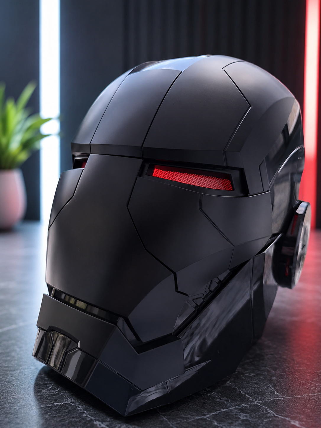 lron Man MK5 Helmet 1:1 With Voice Remote and Touch Controls Black Color