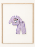 Bunny Print Kids' Tracksuit Co-ord Set