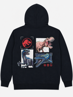 Jurassic World Dinosaur Grid Graphic Hoodie For Kids