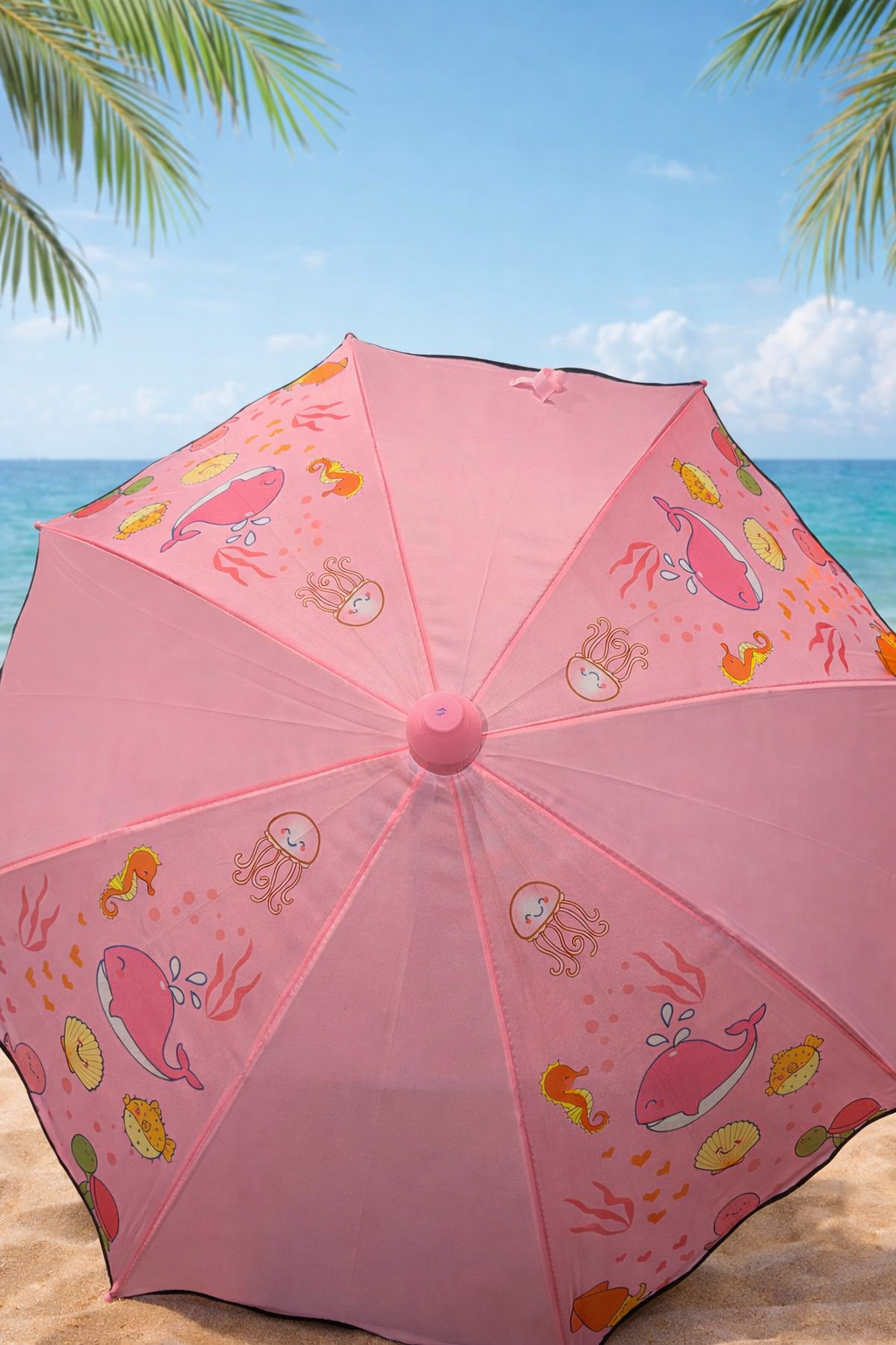 Umbrella Playful Cartoon Animal Theme For Kids Umbrella (Random 1)