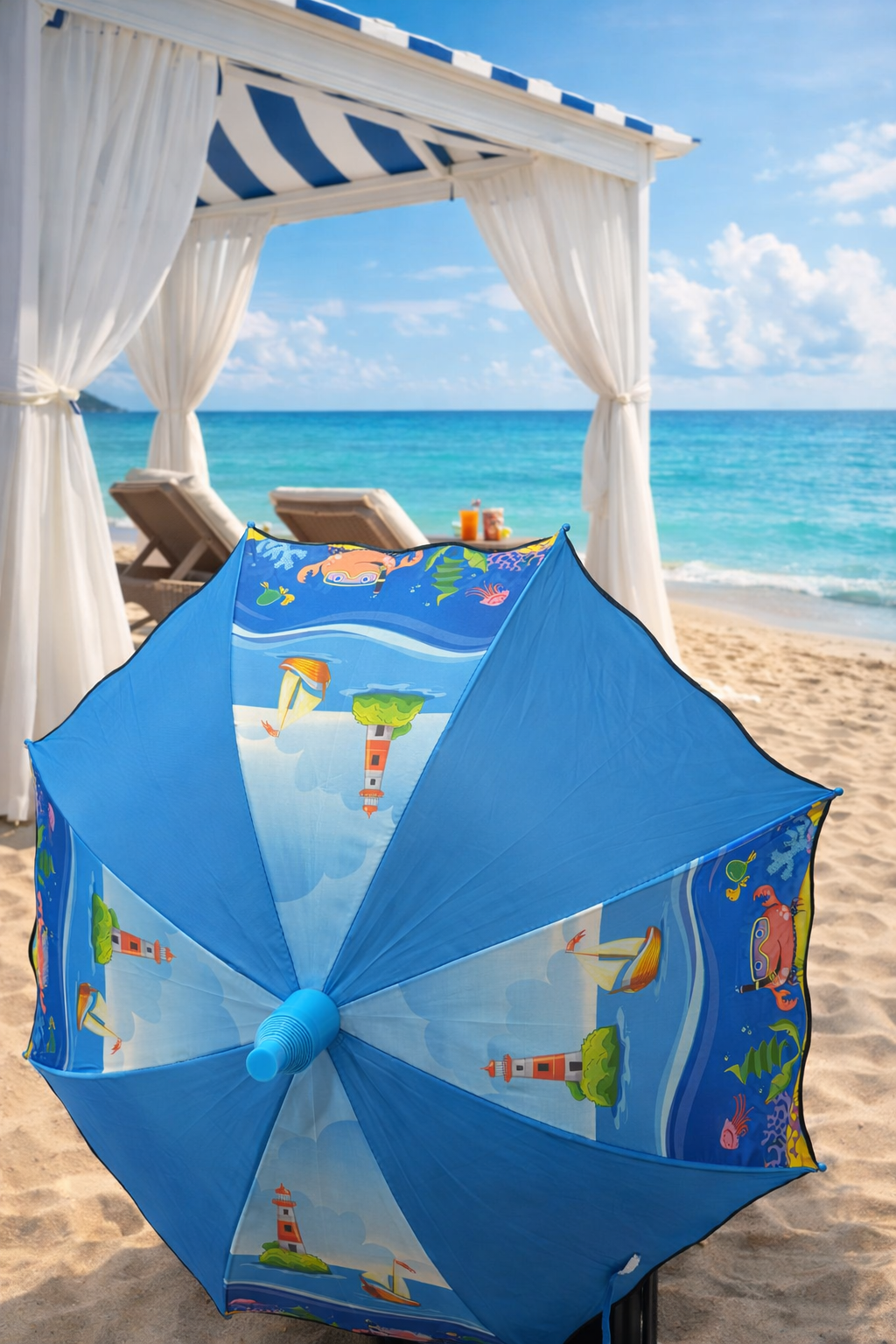 Umbrella Playful Cartoon Animal Theme For Boys Umbrella (Random 1)