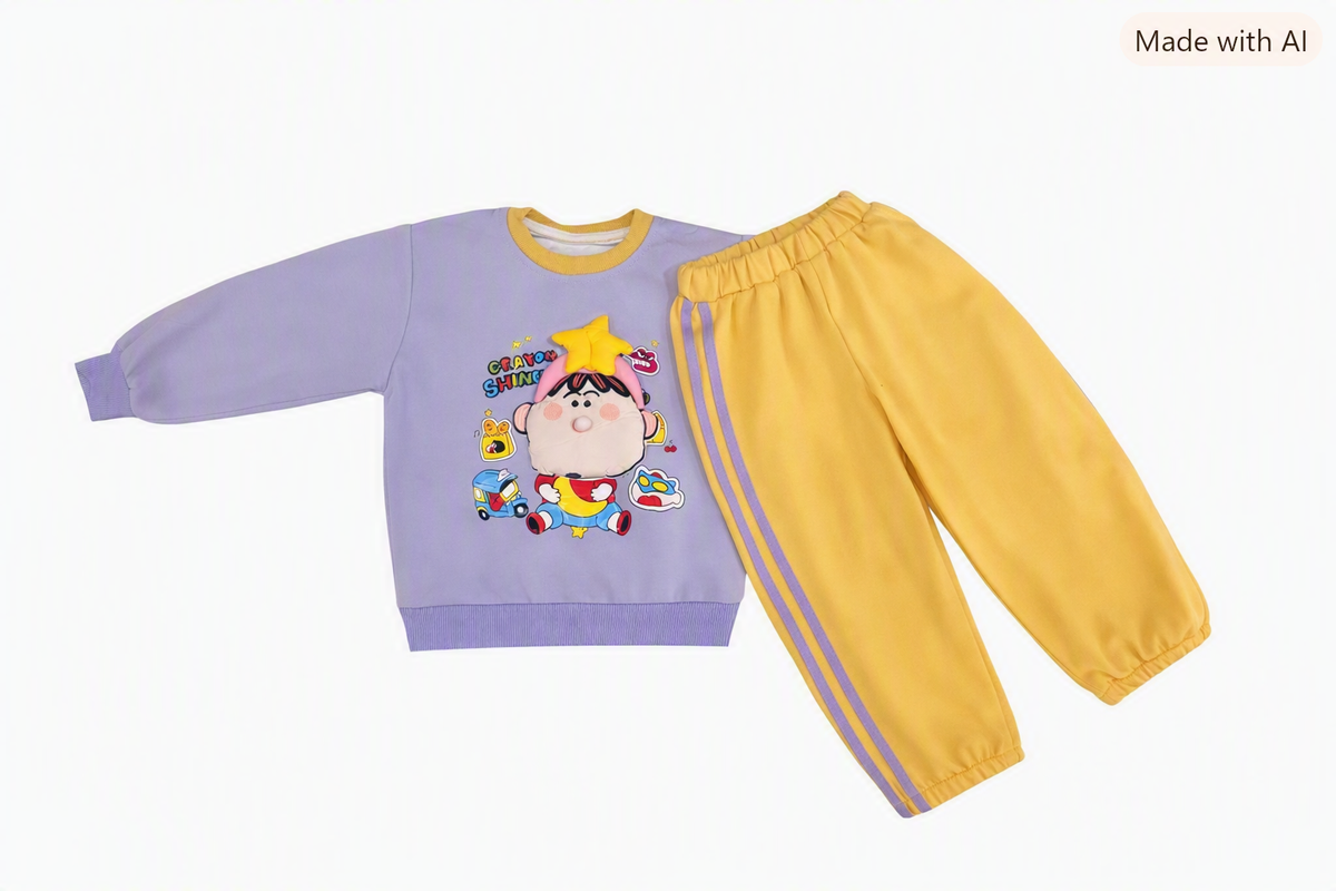 Crayon Shin-chan Sweatshirt & Track Pant Set