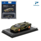 PosterCars Hypercar League Collection Lamborghini Sián FKP 37 Verde Green 1:64 Scale