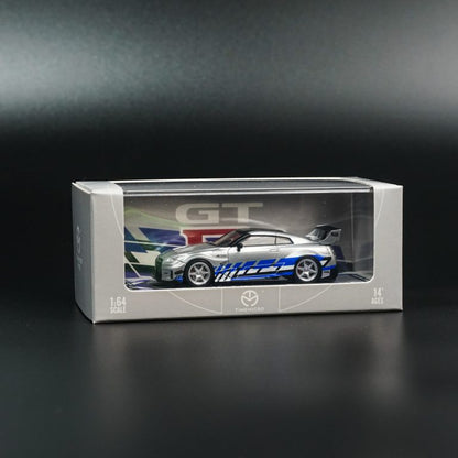 TIMEMICRO Nissan GT-R R35 Silver | 1:64 Scale Limited Edition