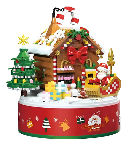 Christmas Building Blocks Festival Tree Tabletop Decorations Children's Assembly Toys Birthday Gifts Christmas Gift