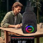 Chest Bag Waist With Bluetooth Speakers