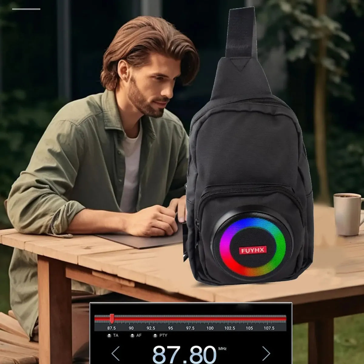 Chest Bag Waist With Bluetooth Speakers