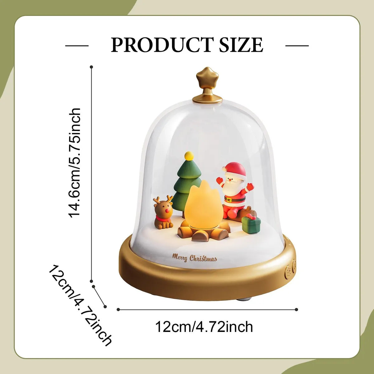 Meny Christmas LED Christmas Music Box
