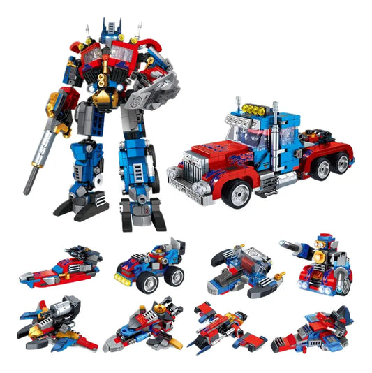 Transformers Blocks Optimus Prime Warrior Keep Bb305 725 Pieces ( 8IN2 )