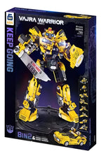 Transformers Blocks Bumblebee Warrior Keep Bb303 785 Pieces ( 8IN2 )