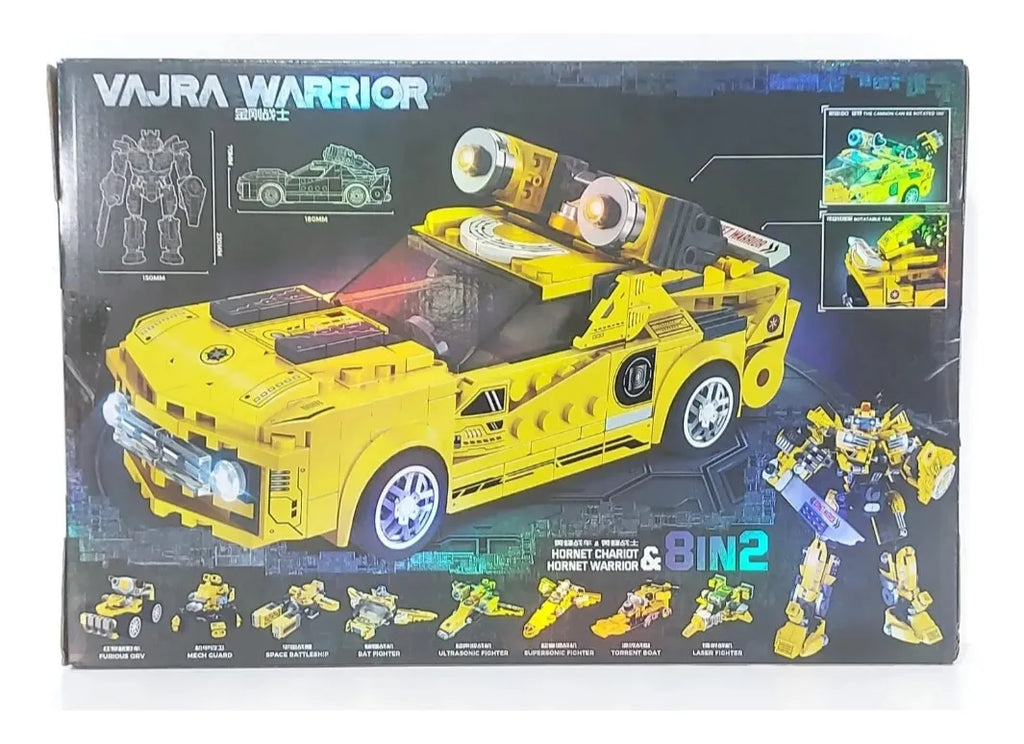 Transformers Blocks Bumblebee Warrior Keep Bb303 785 Pieces ( 8IN2 )