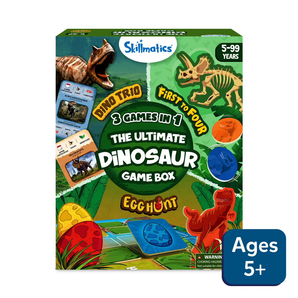 Ultimate Dinosaur Game Box | 3 Family Friendly Games in 1