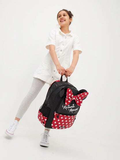 Smiggle Red Minnie Mouse Classic Backpack