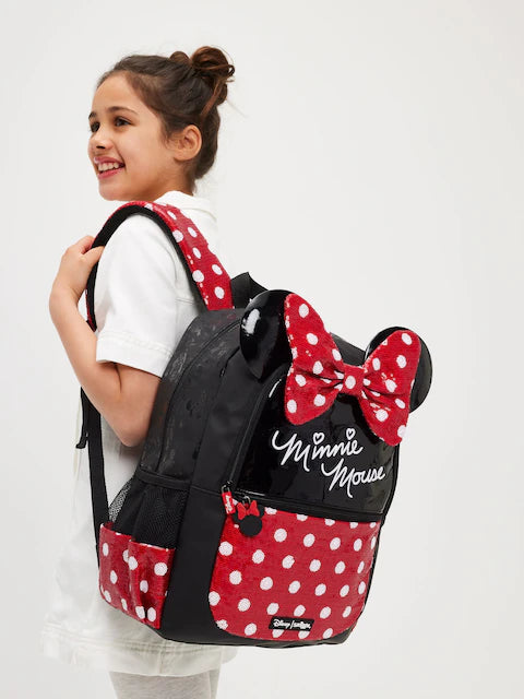 Smiggle Red Minnie Mouse Classic Backpack