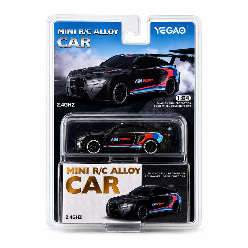 Yegao BMW M4 GT3 Mini RC Alloy Drift Car 1:64 Scale