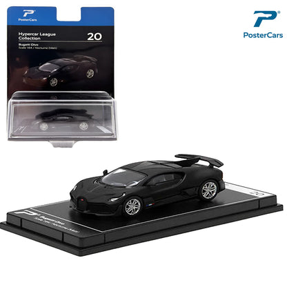 PosterCars Hypercar League Collection Bugatti Divo 1:64 Scale