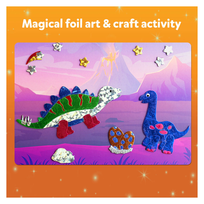 Foil Fun: World Of Dinosaurs | No Mess Art Kit