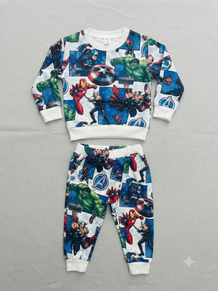 Marvel Avengers Kids' 2-Piece Sweatshirt & Joggers Set