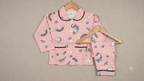 Kids Unicorn Print Cotton Pajama Night Suit Set
