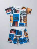 Boys' Muscle Car Challenge Graphic Print Co-Ord Set