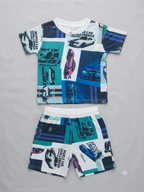 Boys' Muscle Car Challenge Graphic Print Co-Ord Set