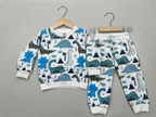 Toddler Dinosaur Print Sweatshirt & Pants Set