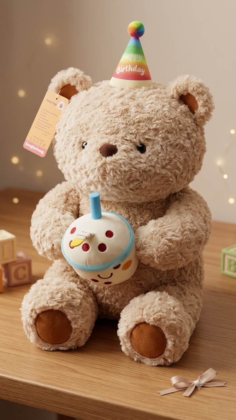 Plush 2-in-1 Teddy Bear Pillow Blanket