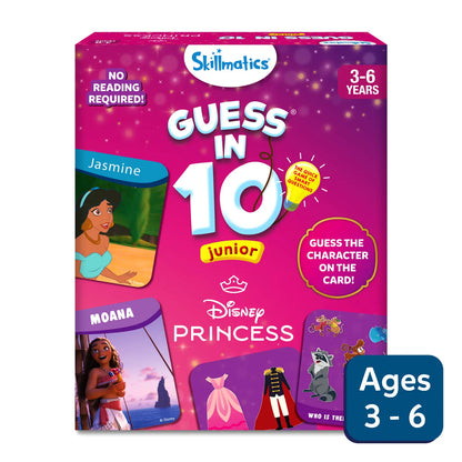 Guess in 10 Junior: Disney Princess | Trivia card game