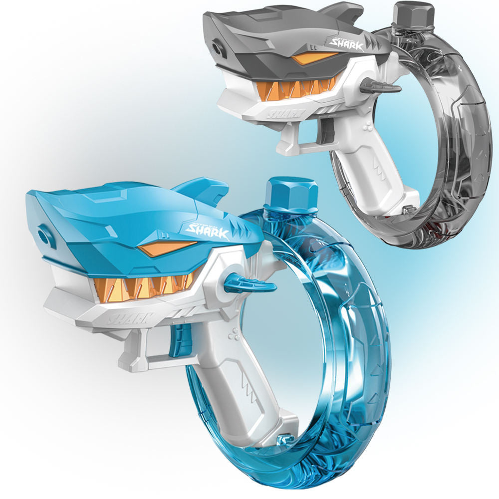 Electric Sprinkler Shark Shape Plastic ABS Water Gun Toy for Boys Beach Sand Play Summer
