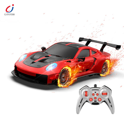 High Speed Remote Control Car Cool 1:18 Lighting Music Multi-functional Design Racing Rally Drift Rc Car Toy