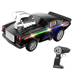 American muscle RC drift car with colourful LED lights and remote controller Cocoland Toys