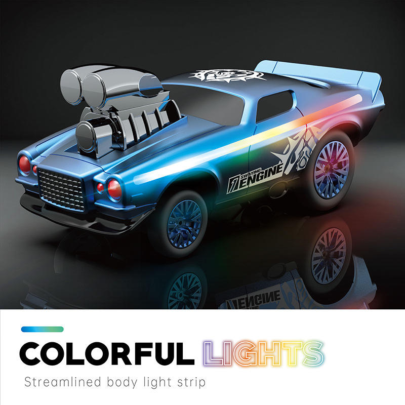 Shake Remote Control Car Kids Toy American Sport Muscle 6 Kinds Led Light Drift Car Shaking Shaking Rc Car