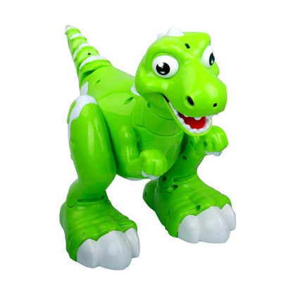 Electronic Dinosaur Toy Dancing Walking Turning Around and Spraying Mist RC Robot Dinosaur for Kids
