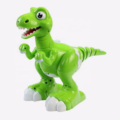 Electronic Dinosaur Toy Dancing Walking Turning Around and Spraying Mist RC Robot Dinosaur for Kids
